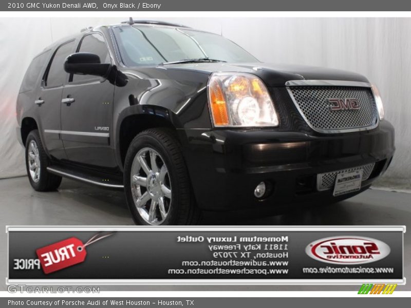 Onyx Black / Ebony 2010 GMC Yukon Denali AWD
