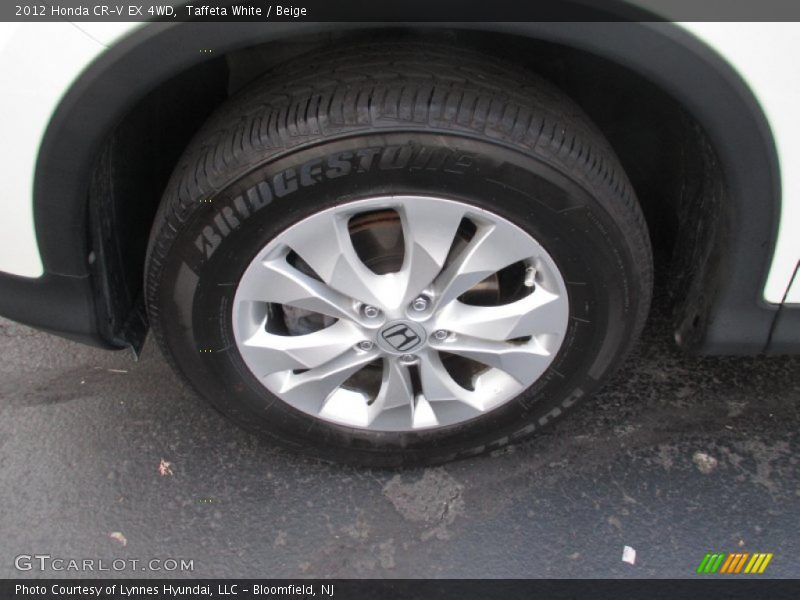Taffeta White / Beige 2012 Honda CR-V EX 4WD