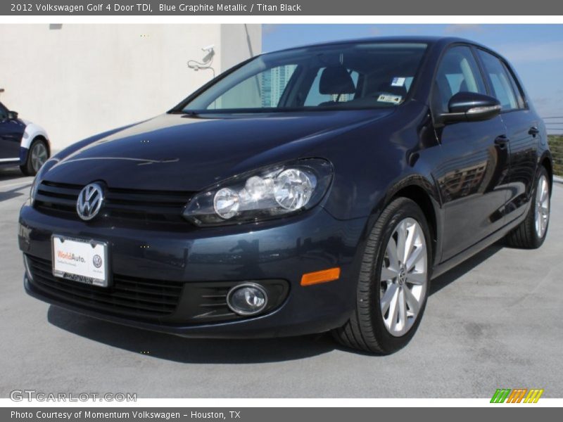 Blue Graphite Metallic / Titan Black 2012 Volkswagen Golf 4 Door TDI