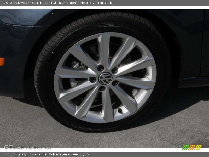 Blue Graphite Metallic / Titan Black 2012 Volkswagen Golf 4 Door TDI