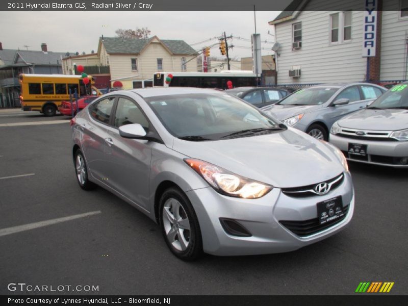 Radiant Silver / Gray 2011 Hyundai Elantra GLS