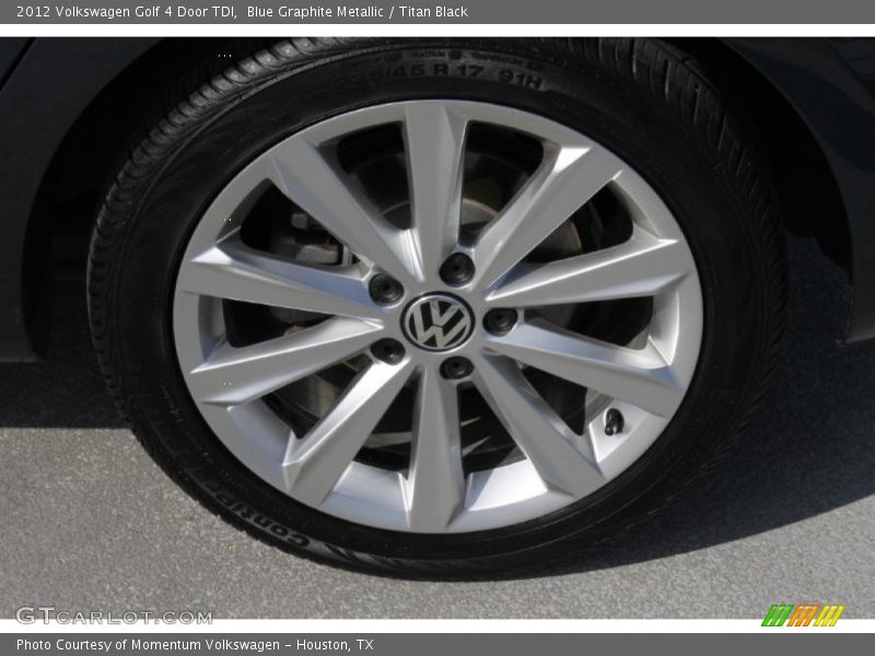 Blue Graphite Metallic / Titan Black 2012 Volkswagen Golf 4 Door TDI