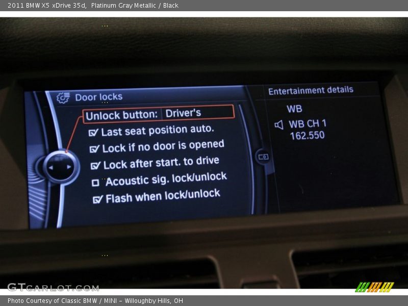 Platinum Gray Metallic / Black 2011 BMW X5 xDrive 35d