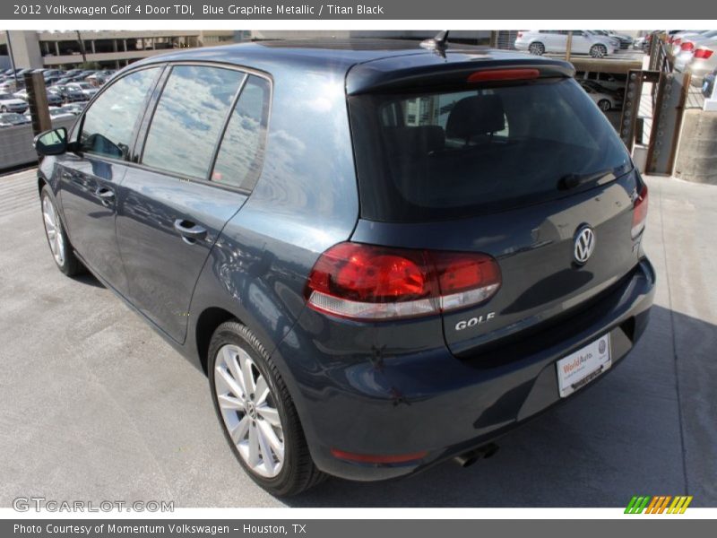 Blue Graphite Metallic / Titan Black 2012 Volkswagen Golf 4 Door TDI