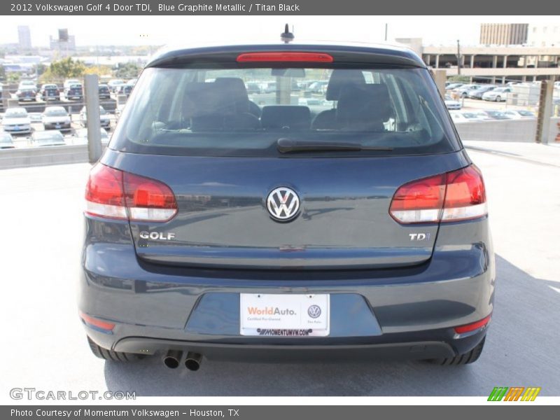 Blue Graphite Metallic / Titan Black 2012 Volkswagen Golf 4 Door TDI