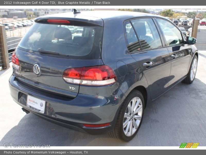 Blue Graphite Metallic / Titan Black 2012 Volkswagen Golf 4 Door TDI