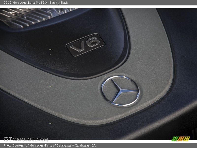 Black / Black 2010 Mercedes-Benz ML 350