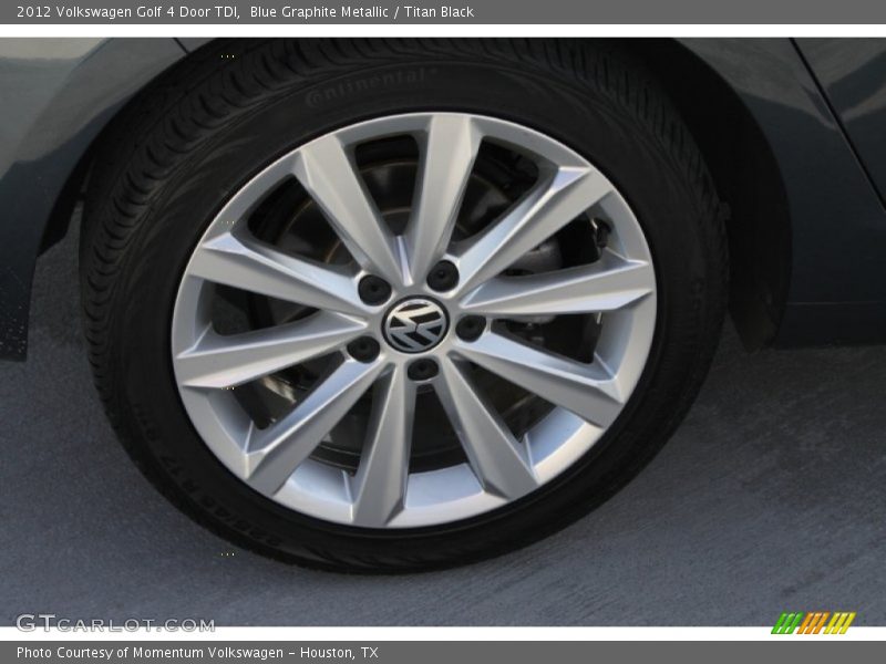 Blue Graphite Metallic / Titan Black 2012 Volkswagen Golf 4 Door TDI