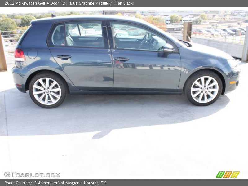 Blue Graphite Metallic / Titan Black 2012 Volkswagen Golf 4 Door TDI
