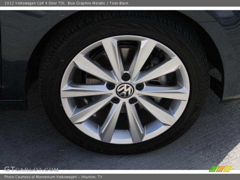 Blue Graphite Metallic / Titan Black 2012 Volkswagen Golf 4 Door TDI