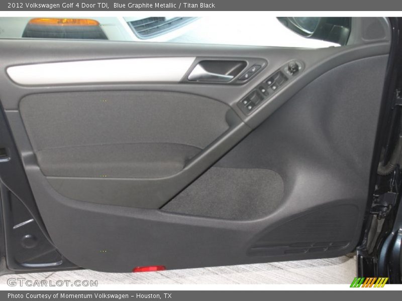 Blue Graphite Metallic / Titan Black 2012 Volkswagen Golf 4 Door TDI