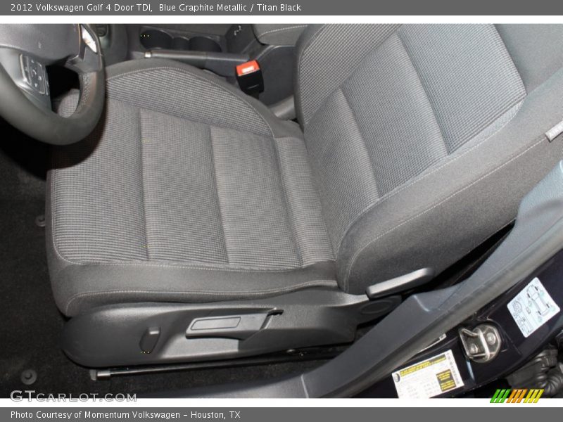 Blue Graphite Metallic / Titan Black 2012 Volkswagen Golf 4 Door TDI