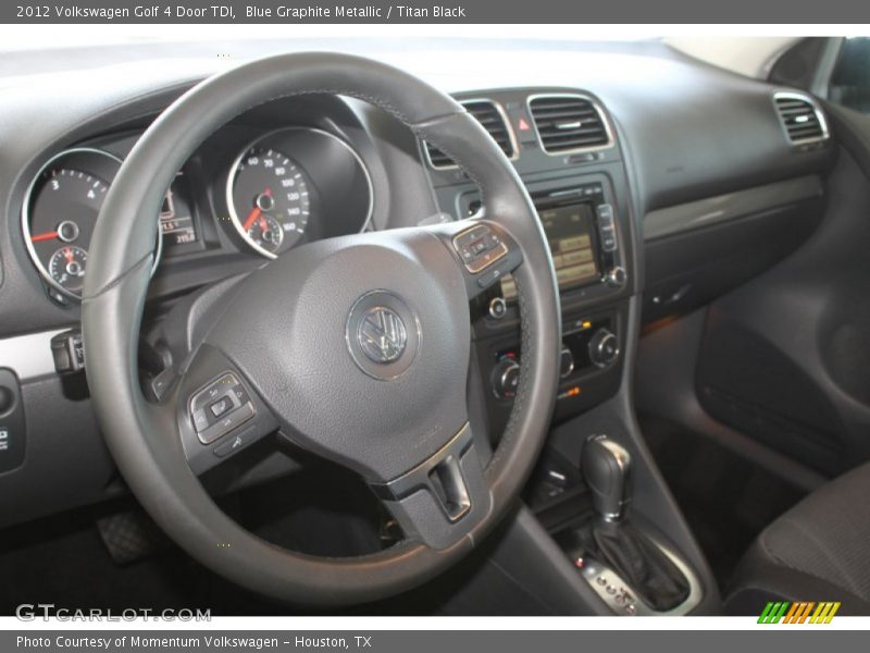 Blue Graphite Metallic / Titan Black 2012 Volkswagen Golf 4 Door TDI