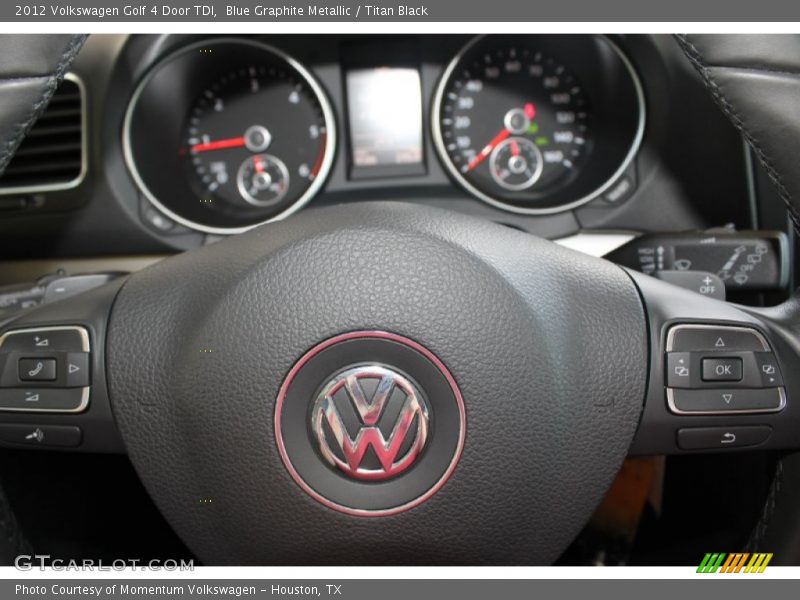 Blue Graphite Metallic / Titan Black 2012 Volkswagen Golf 4 Door TDI