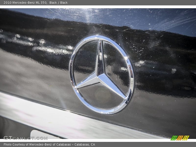 Black / Black 2010 Mercedes-Benz ML 350