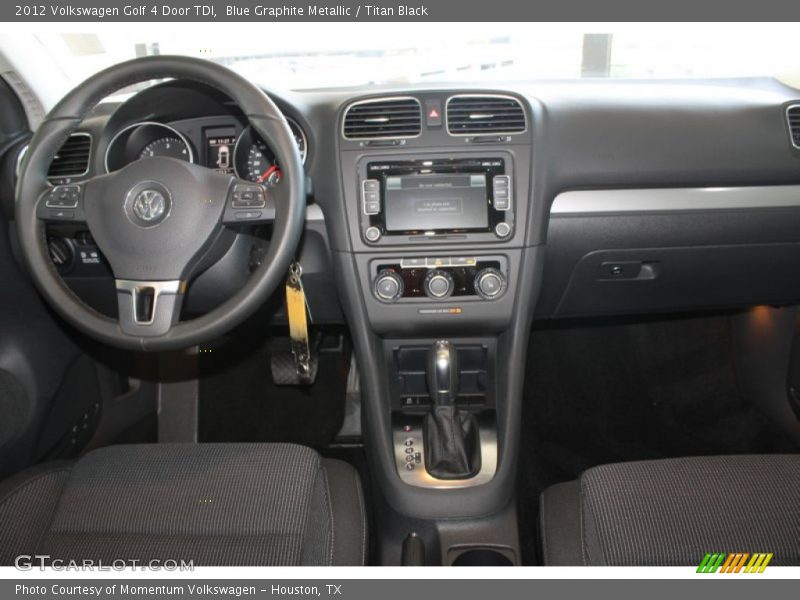 Blue Graphite Metallic / Titan Black 2012 Volkswagen Golf 4 Door TDI