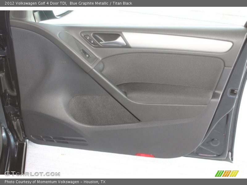 Blue Graphite Metallic / Titan Black 2012 Volkswagen Golf 4 Door TDI