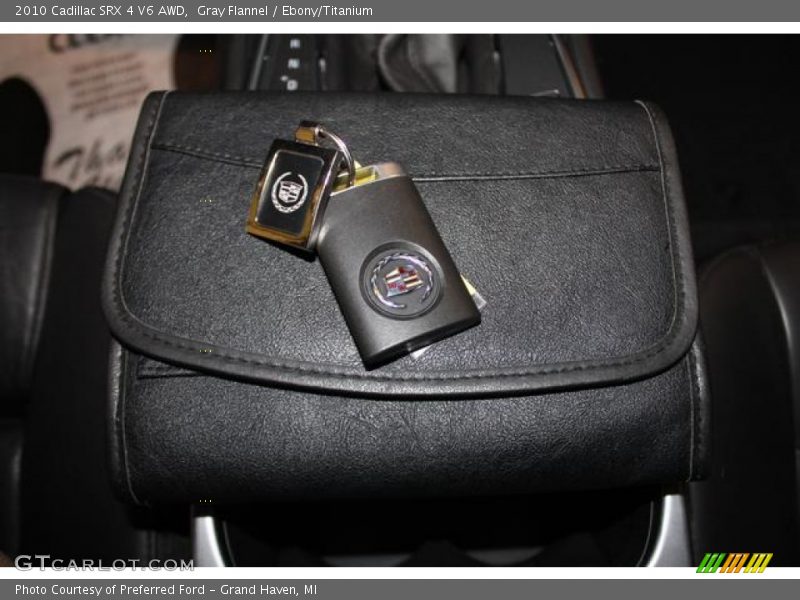 Gray Flannel / Ebony/Titanium 2010 Cadillac SRX 4 V6 AWD