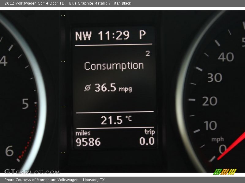 Blue Graphite Metallic / Titan Black 2012 Volkswagen Golf 4 Door TDI