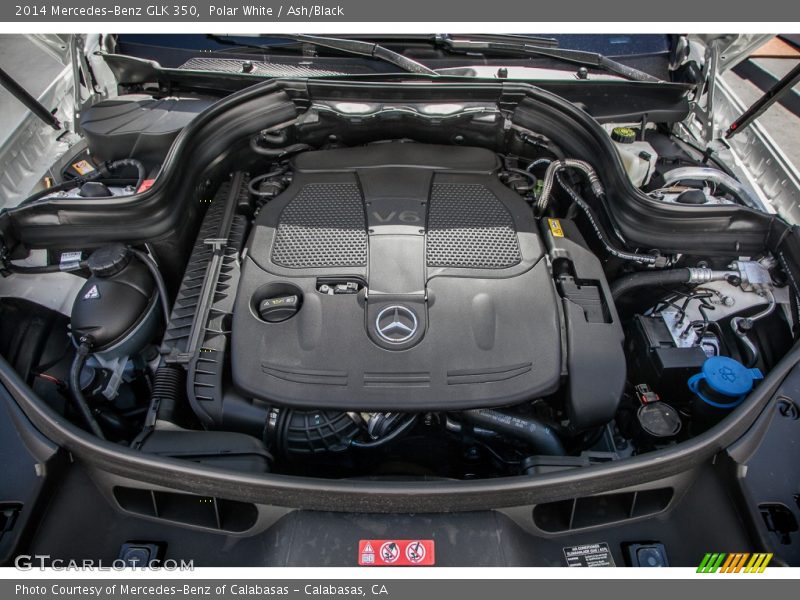 Polar White / Ash/Black 2014 Mercedes-Benz GLK 350