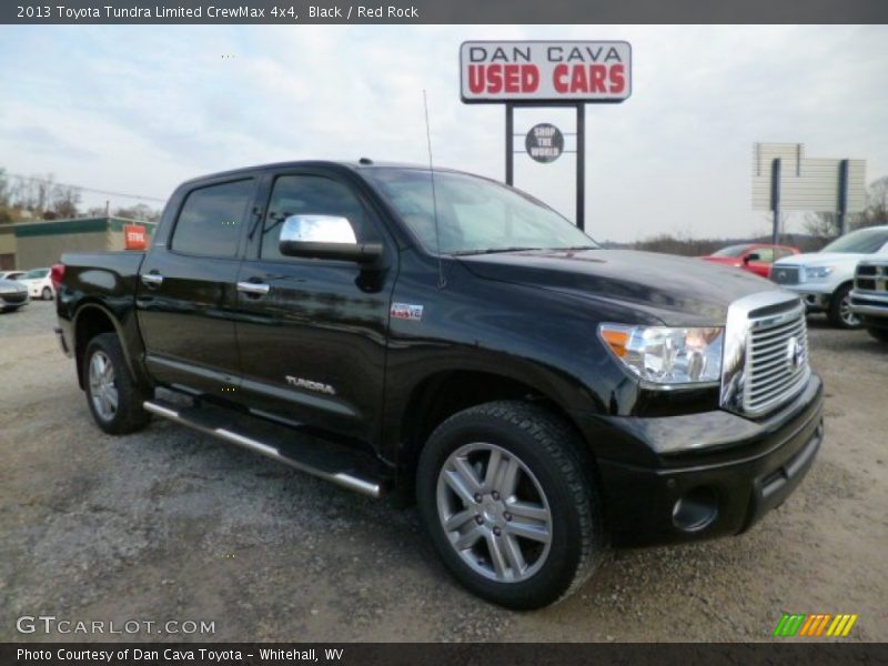Black / Red Rock 2013 Toyota Tundra Limited CrewMax 4x4