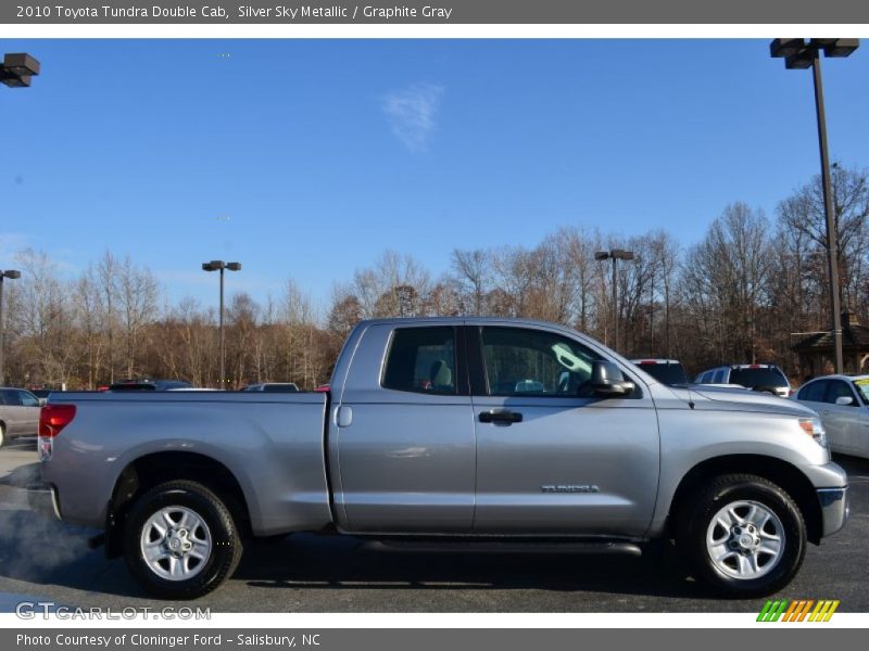 Silver Sky Metallic / Graphite Gray 2010 Toyota Tundra Double Cab