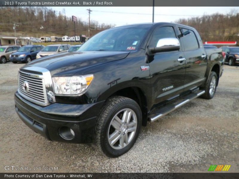 Black / Red Rock 2013 Toyota Tundra Limited CrewMax 4x4