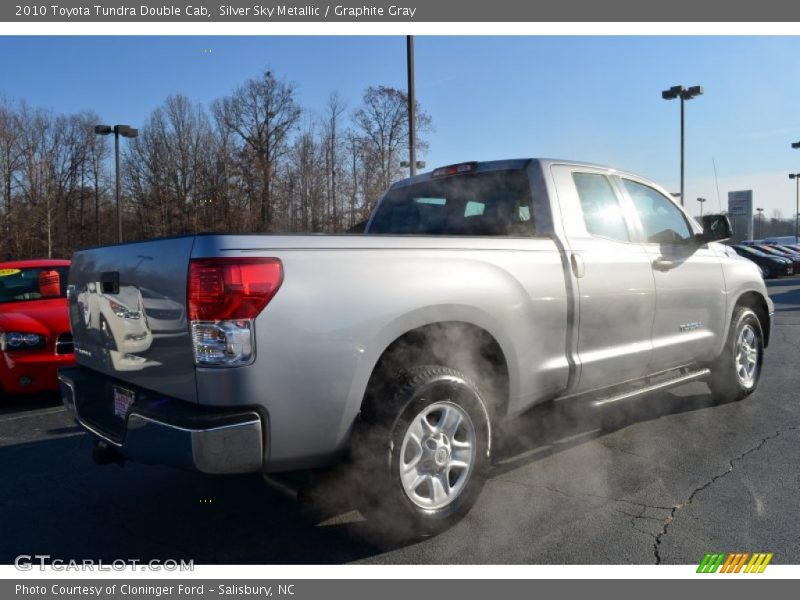Silver Sky Metallic / Graphite Gray 2010 Toyota Tundra Double Cab