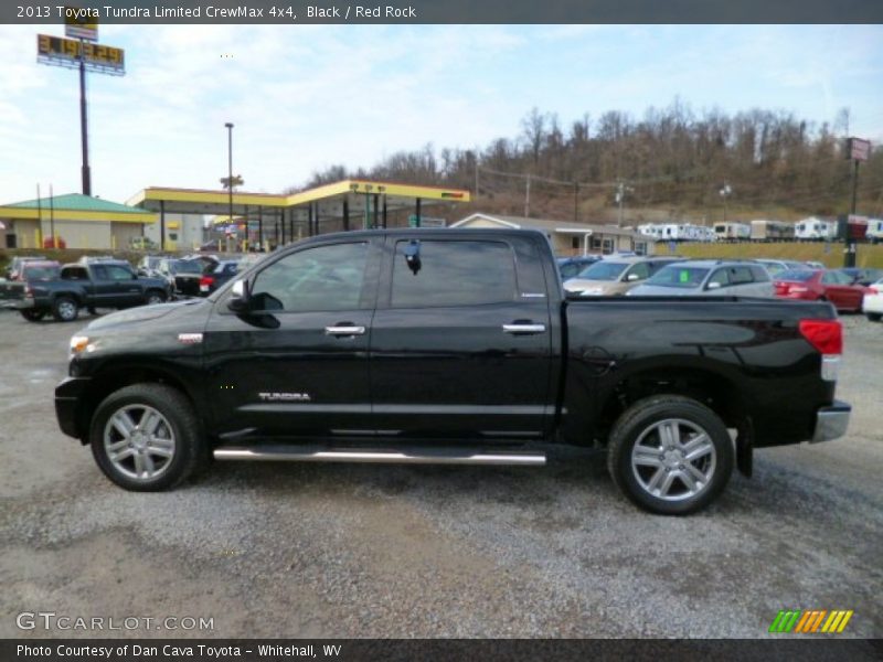 Black / Red Rock 2013 Toyota Tundra Limited CrewMax 4x4