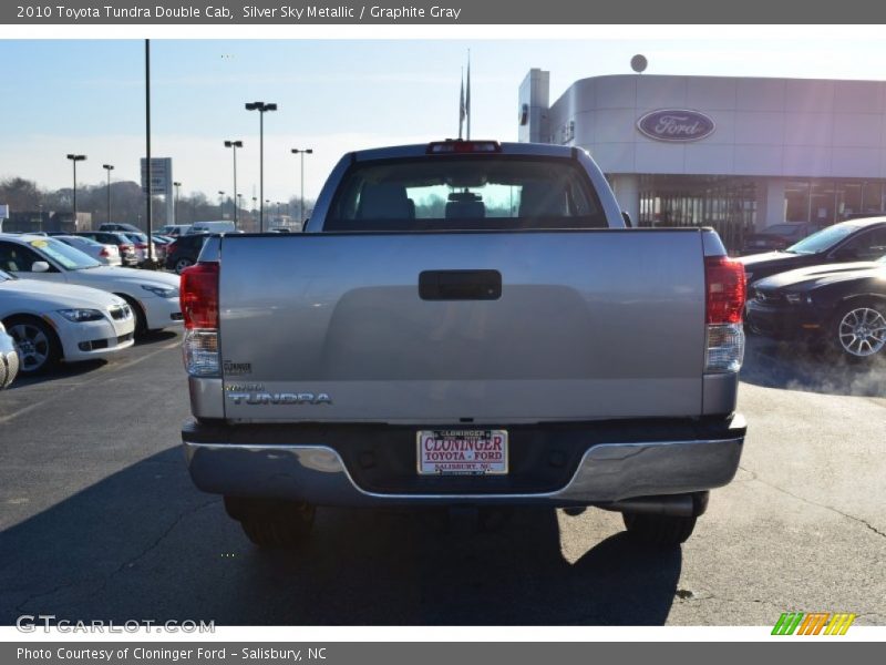 Silver Sky Metallic / Graphite Gray 2010 Toyota Tundra Double Cab
