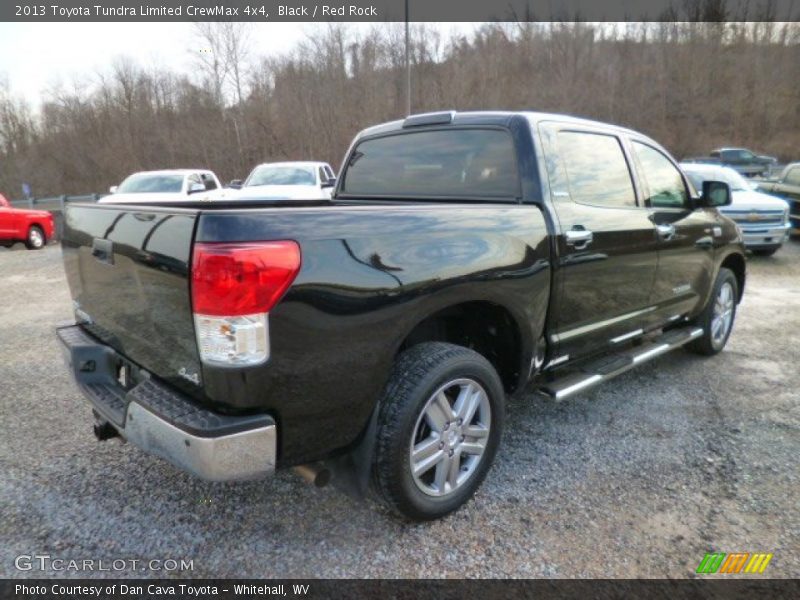 Black / Red Rock 2013 Toyota Tundra Limited CrewMax 4x4