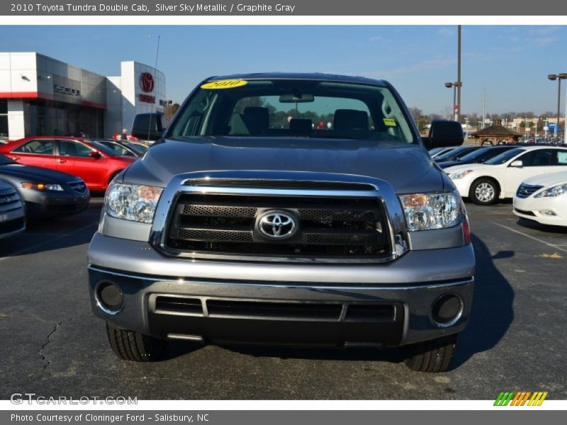 Silver Sky Metallic / Graphite Gray 2010 Toyota Tundra Double Cab