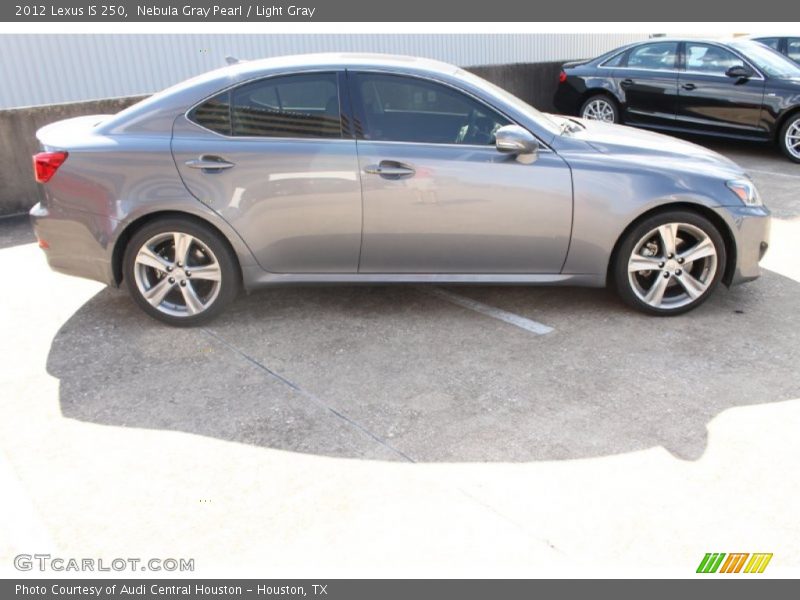 Nebula Gray Pearl / Light Gray 2012 Lexus IS 250