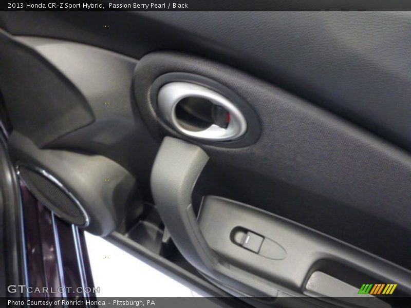 Passion Berry Pearl / Black 2013 Honda CR-Z Sport Hybrid