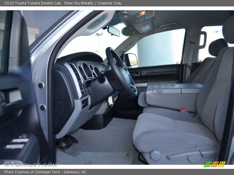 Silver Sky Metallic / Graphite Gray 2010 Toyota Tundra Double Cab