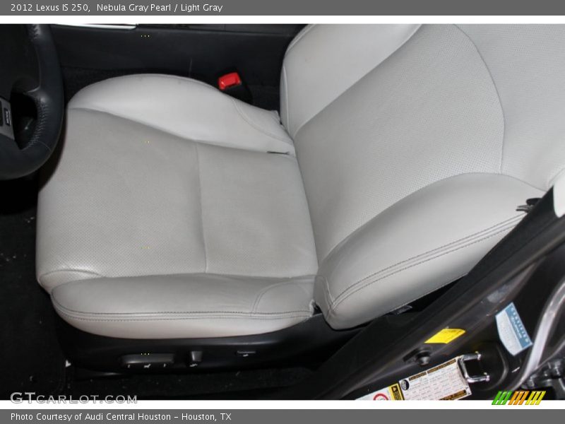 Nebula Gray Pearl / Light Gray 2012 Lexus IS 250