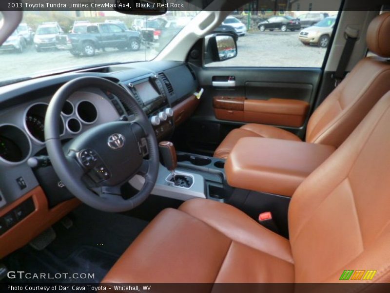 Black / Red Rock 2013 Toyota Tundra Limited CrewMax 4x4