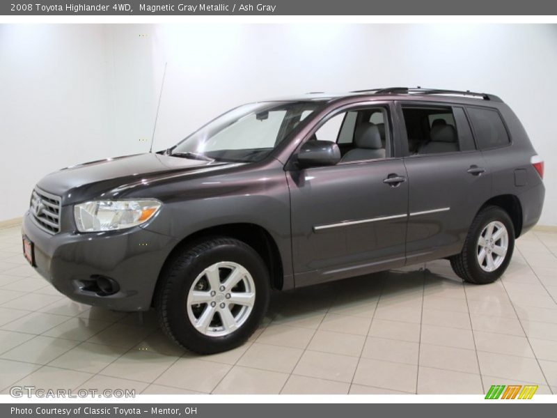 Magnetic Gray Metallic / Ash Gray 2008 Toyota Highlander 4WD