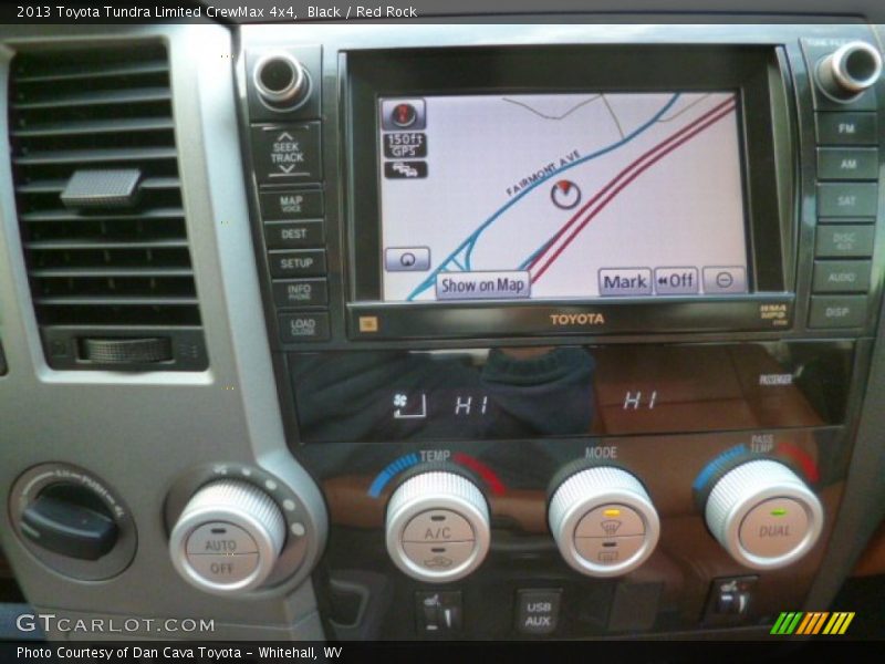 Black / Red Rock 2013 Toyota Tundra Limited CrewMax 4x4