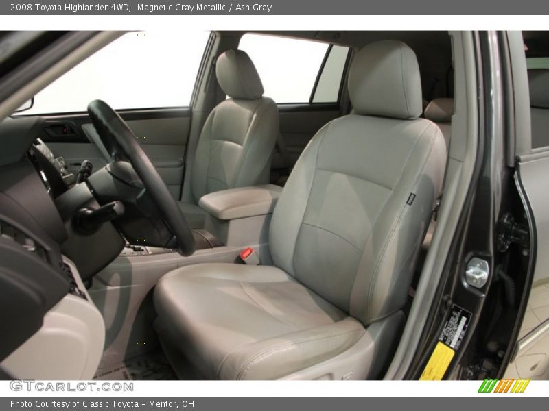 Magnetic Gray Metallic / Ash Gray 2008 Toyota Highlander 4WD
