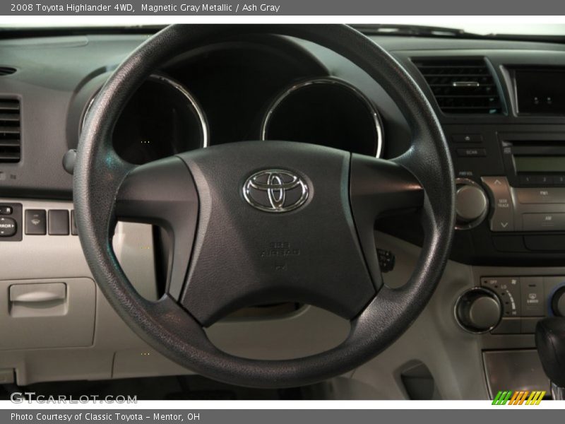 Magnetic Gray Metallic / Ash Gray 2008 Toyota Highlander 4WD
