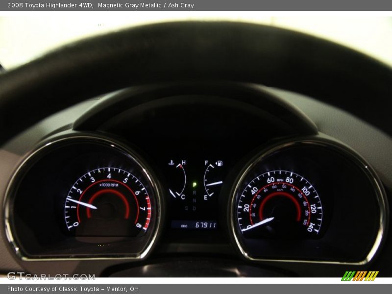 Magnetic Gray Metallic / Ash Gray 2008 Toyota Highlander 4WD