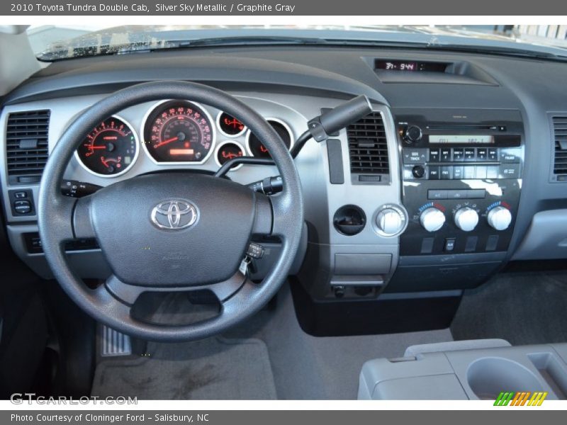 Silver Sky Metallic / Graphite Gray 2010 Toyota Tundra Double Cab