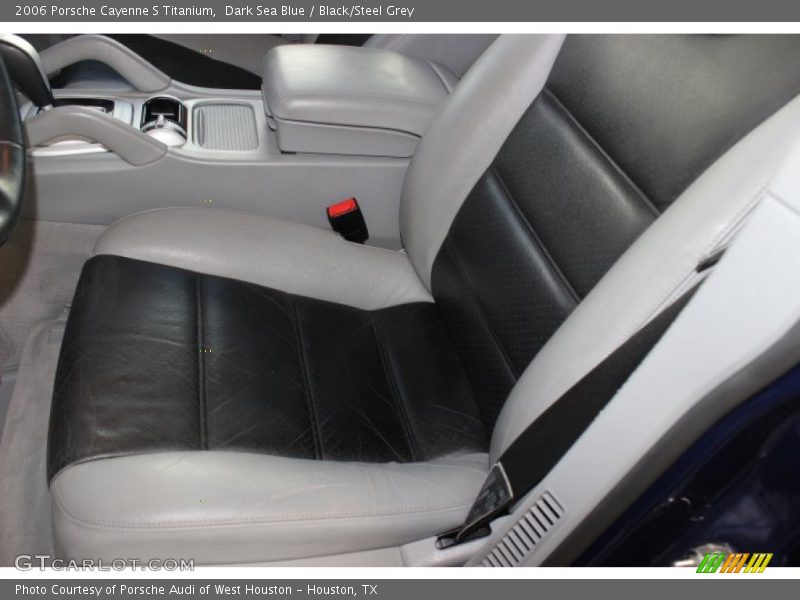 Dark Sea Blue / Black/Steel Grey 2006 Porsche Cayenne S Titanium