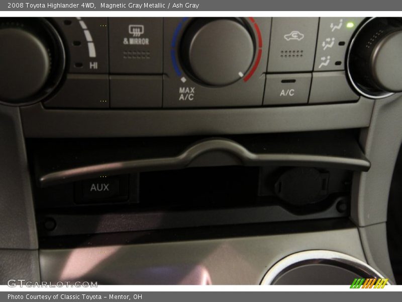 Magnetic Gray Metallic / Ash Gray 2008 Toyota Highlander 4WD