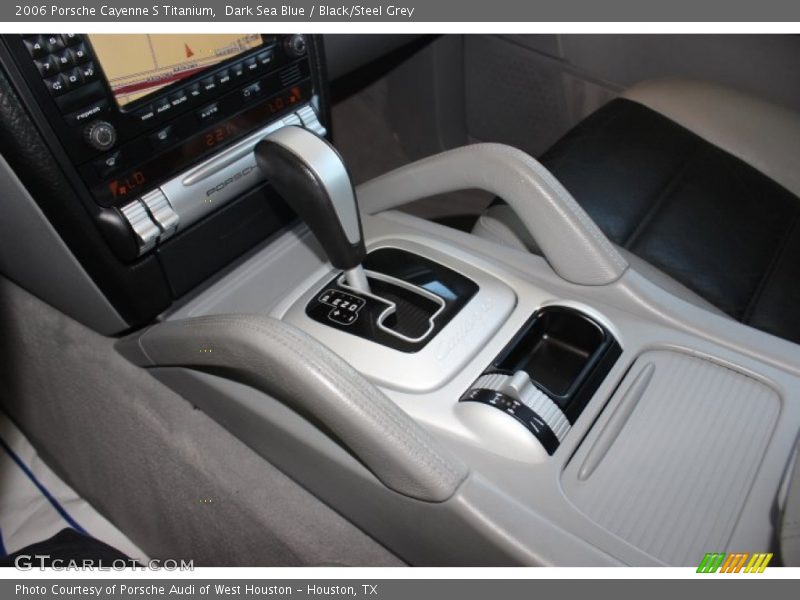 Dark Sea Blue / Black/Steel Grey 2006 Porsche Cayenne S Titanium