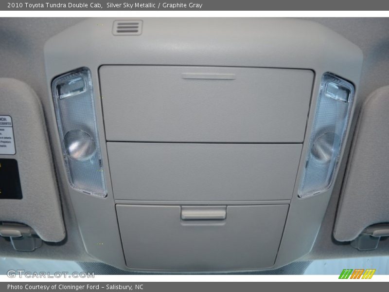 Silver Sky Metallic / Graphite Gray 2010 Toyota Tundra Double Cab