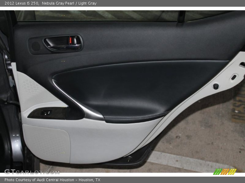 Nebula Gray Pearl / Light Gray 2012 Lexus IS 250