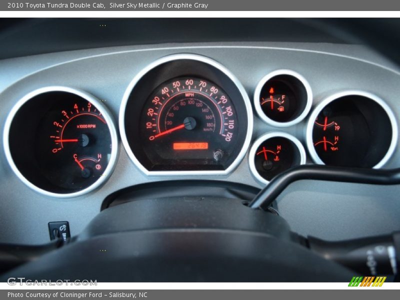 Silver Sky Metallic / Graphite Gray 2010 Toyota Tundra Double Cab