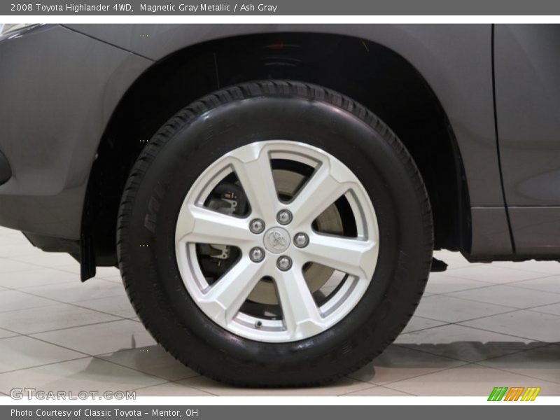 Magnetic Gray Metallic / Ash Gray 2008 Toyota Highlander 4WD